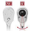Powerbuilt 1/4 Inch Drive 72 Teeth Sealed Head Ratchet - 649930