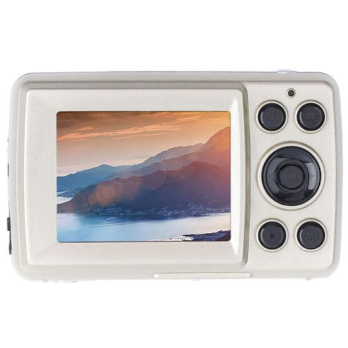 Tiiyee Digital Pocket Camera, 5MP HD 16X Zoom 720P Digital Point and Shoot Camera Compact Small 2.4 inch Screen for Photography Teens Students Adult Boys Girls Gifts Beginners Vlogging Travel(Gold)