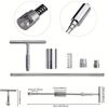PDR 75pcs Car Body Paintless Dent Repair Tool Dent Puller Kit, Adjustable Width