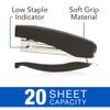 Swingline Soft Grip Stapler, 20 Sheet Capacity, Compact, Handheld Stapler, Black (09901)