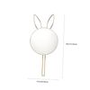 PACKOVE Ear Wall-Mounted Handheld Mirror Dual Purpose Makeup Mirror for Students Decorative Design