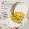 10-Piece Nonstick Cookware Set White Granite Induction Kitchen Cooking Set