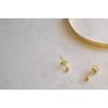 Yellow Gold Plated Sterling Silver Lightweight 2.5mm Ball Stud Earrings