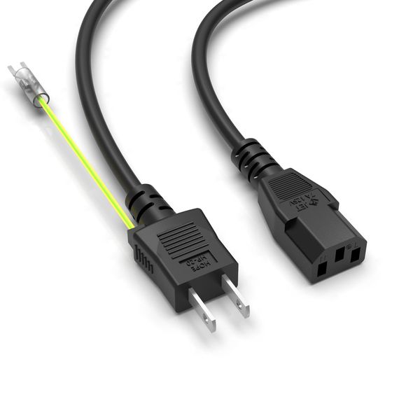 PSE Certified: Power Cord SE2416H, S2421HS,S2421HGF, U2720QM, SE2219H, S2421HN, U2718Q, UP2718Q, U2520DR, U3219Q, U3419W, P2419 3 pin to power cable for H, P2419HC, P1917S, E1715S, etc