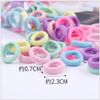 FEIFEI'S BOW 100 Mini Multicolor Hair Ponios Endless Elastics Bobbles Bands women girls kids,Ponytail Holders Hair Bands (Spring)