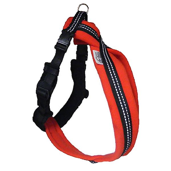 CosyDogs High Visibility Fleece Dog Harness in Red: Size 1