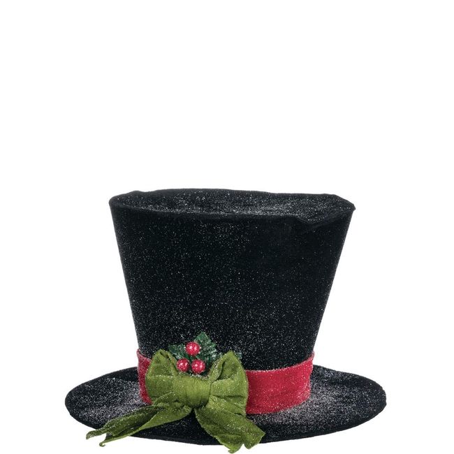 Sullivans Decorative Snowman Top Hat for Holiday Decor