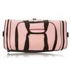 17" Womens Duffle Bag in Pink and Black Medium