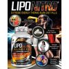 LIPONITRO THERMOBURN Diet Pills + ENERGY - 120 White Bisect Tablets