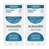 Schmidt's 100% Natural Origin Deodorant Stick Fresh Rain & Birch 2 oz (2 pack)