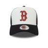 New Era Boston Red Sox Team Colour Block A-Frame Adjustable Trucker Cap - One Size