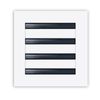 8x8 Modern AC Vent Cover - Decorative White Air Vent - Standard Linear Slot Diff