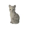 Kynast Garden Stone Figurine Cat 36 cm Sitting Decorative Garden Figure Polystone Stone Look