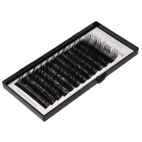 BLINK 100% Real Mink Fur Lashes C Curl 15mm for Eyelash Extension with Free iBeautiful Sample