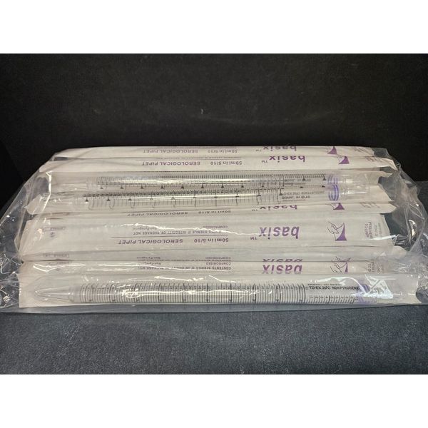 Fisher Scientific Serological Pipet 50 ml PS Case of 100 Pipettes