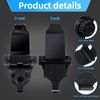 Gadpiparty Game Controller Bracket Holder Phone Stand Clamp for Controller Black Abs Material