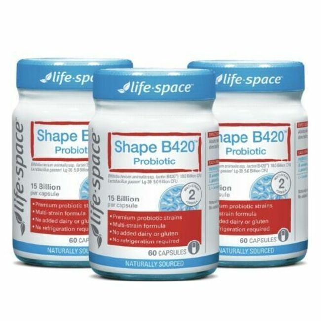 Life-space Shape B420 Probiotic 180 Capsules FREE DHL SHIPPING