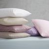 Catherine Lansfield Non Iron Percale Single Platform Valance Sheet - Cream