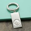 CJoL - Solid 925 Sterling Silver St Christopher Ingot Keyring In Gift Box