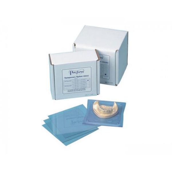 KEYSTONE PROFORM SPLINT MATERIAL .040" (1.0 MM) 5" X 5" CLEAR 50/BOX