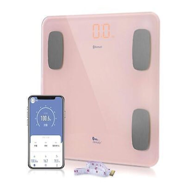 Body Fat Scale Smart BMI Scale Digital Bathroom Wireless Weight Scale, Body C...