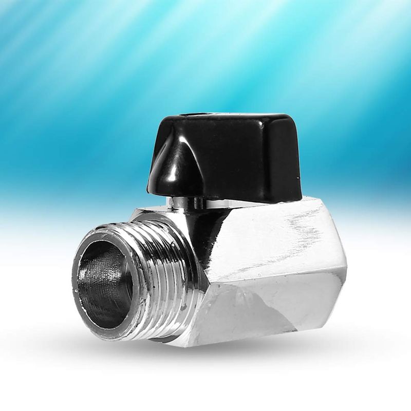 Mini Valve 1/2inch Brass Ball Valve, Thread Ball Valve BSP Male × BSP ...