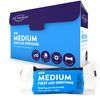 JFA Medical HSE Medium Sterile First Aid Wound Dressing Bandage with Pad 12 x 12cm - Pack of 10 Bandages