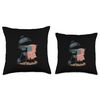 Patriotic Grilling BBQ Utensil US Flag Pitmaster Barbecuing Throw Pillow