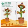 Dancing Cactus Repeat Talk Sing Glow Interactive Plush Toy for Kids | USB | USA