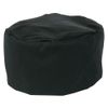 Mercer Culinary M60070WH Millennia Bakers Skull Cap, Black