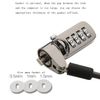 CaLeQi Combination Security Lock Cable for Notebook Laptop Pc Computer Monitor lcd - 2m Cable Black (1pcs)