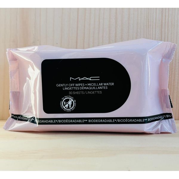 MAC Gently Off Wipes + Micellar Water ~ #30 SHEETS ~ Fresh Batch