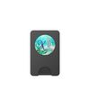 Blue Seahorse Monogram Letter X Art Script Initial Letter PopSockets PopWallet for MagSafe