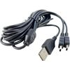OMNIHIL 10FT-MINI-USB Splitter Cable Compatible with Epson Workforce DS-30, DS-40 Portable Scanner