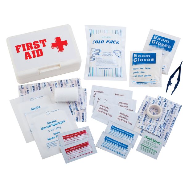 Champion Sports First Aid Kit (White)