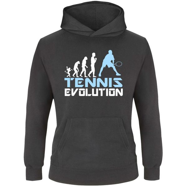 Ezyshirt® Tennis Evolution Children's Hoodie - 134/146