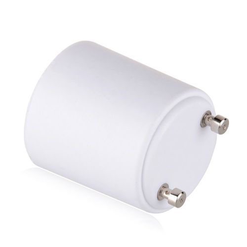 FINELED 6 Pack of GU24 to E26 E27 Adapter - Converts Your Pin Base Fixture (GU24) to Standard Screw-in Bulb Socket (E26/E27) (6PACK)