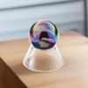 (5) OnFireGuy Egg, Sphere & Golf Ball Clear Reversible Cone Display Stands