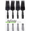 Disposable Heavy Weight Black Plastic Fork 320pcs