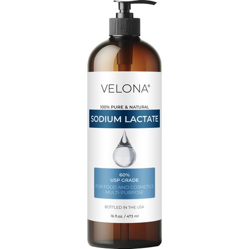 velona Sodium Lactate 60% - 16 oz | USP Grade Natural Preservative | for Soap Making & Lotions | Harder Bar of Soap, pH Regulator, Glycerin Substitute, Provides and Keep Moisture