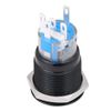 Keenso 12V Car Engine Start Stop Push Button Power Push Button Switch Universal Engine Start Stop Button Push Push Switch Ignition Starter (Black)