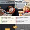 2PC Car Side Front Rear Window Sun Shade Mesh Cover Bugs Net Screen UV Protector