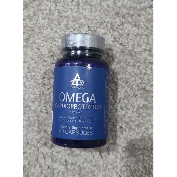Thrivous Omega Cardioprotector: Heart Circulation Anti-Aging Supplement 5X Power