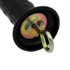 Plastic Electric Fence Spring Gate Handle with Insulators and Anchor Set, Black (2BlackMB+039)