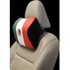 Mexican Flag Car Headrest Neck Support Pillow with Memory Foam (2 Pack)