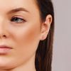 Sreema London Sterling Silver Heart Stud Earrings