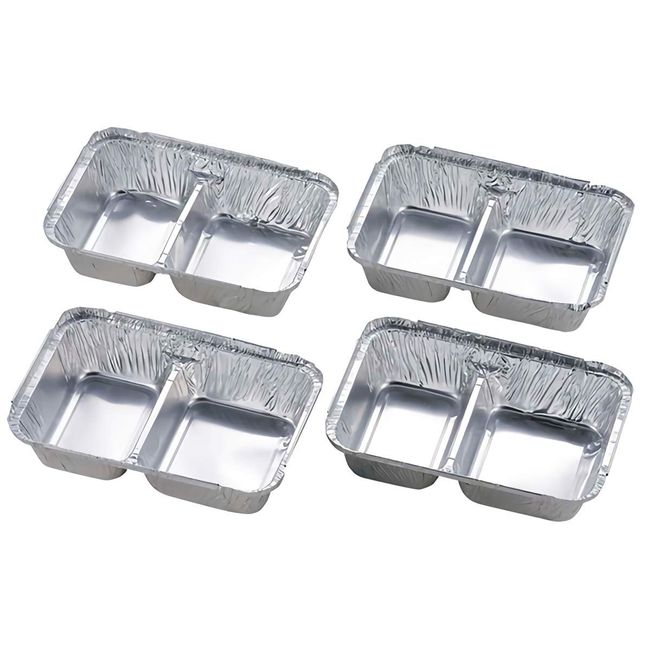 Captain Stag UG-1552 Multi-Cooking Divider Square Plates, Set of 4