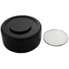 GERMANUS Humidor Humidifier Round Black with Crystals