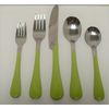 FIESTA CHARTREUSE SWIRL FLATWARE 5 Pc. Set: New 1999 Original Stock