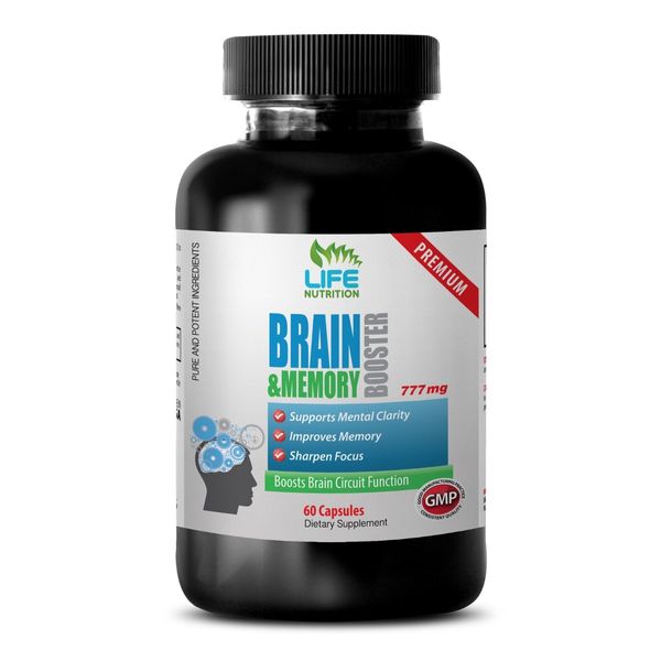 Help Memory Loss - Memory & Brain Booster 775mg - Acetyl L Carnitine Pills 1B